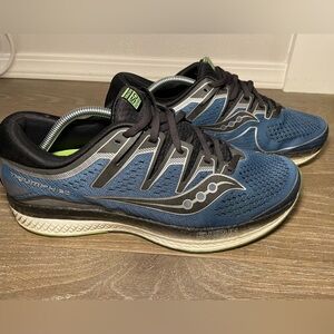 Saucony Men's Triumph ISO 5 S20462-2 Blue Running Shoes Sneakers Size 11.5